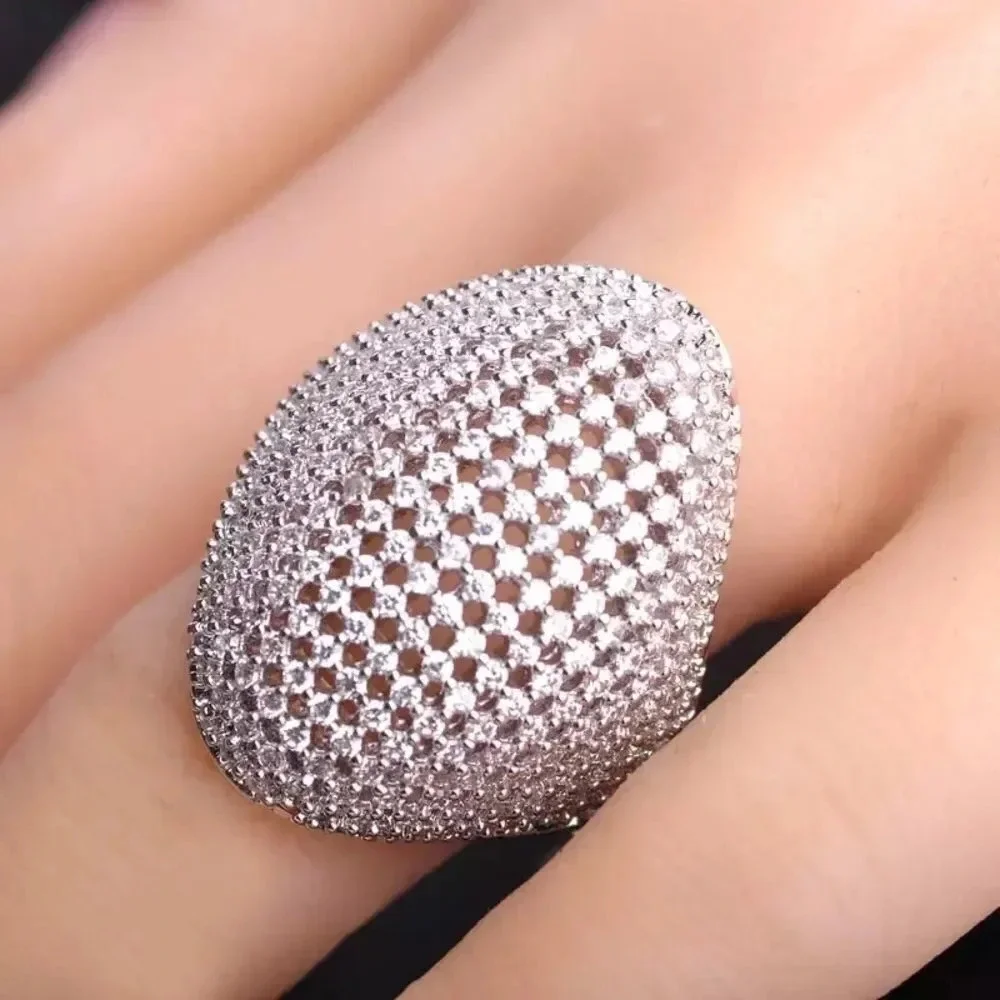 VQ Cubic Zirconia Rhinestones Ring